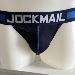 JOCKMAIL Men's Dark Blue Jockstrap Underwear